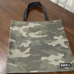 Large canvas camouflage NoBull tote bag